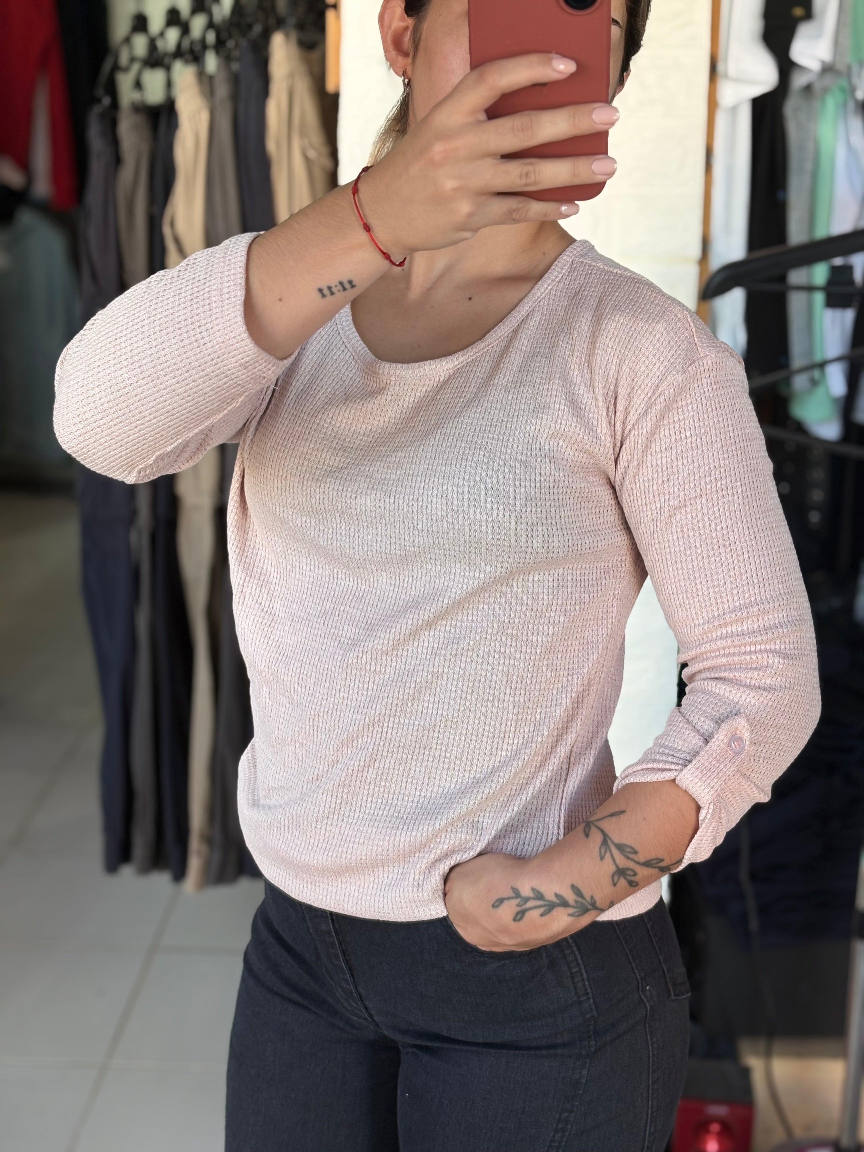 Remera con botones