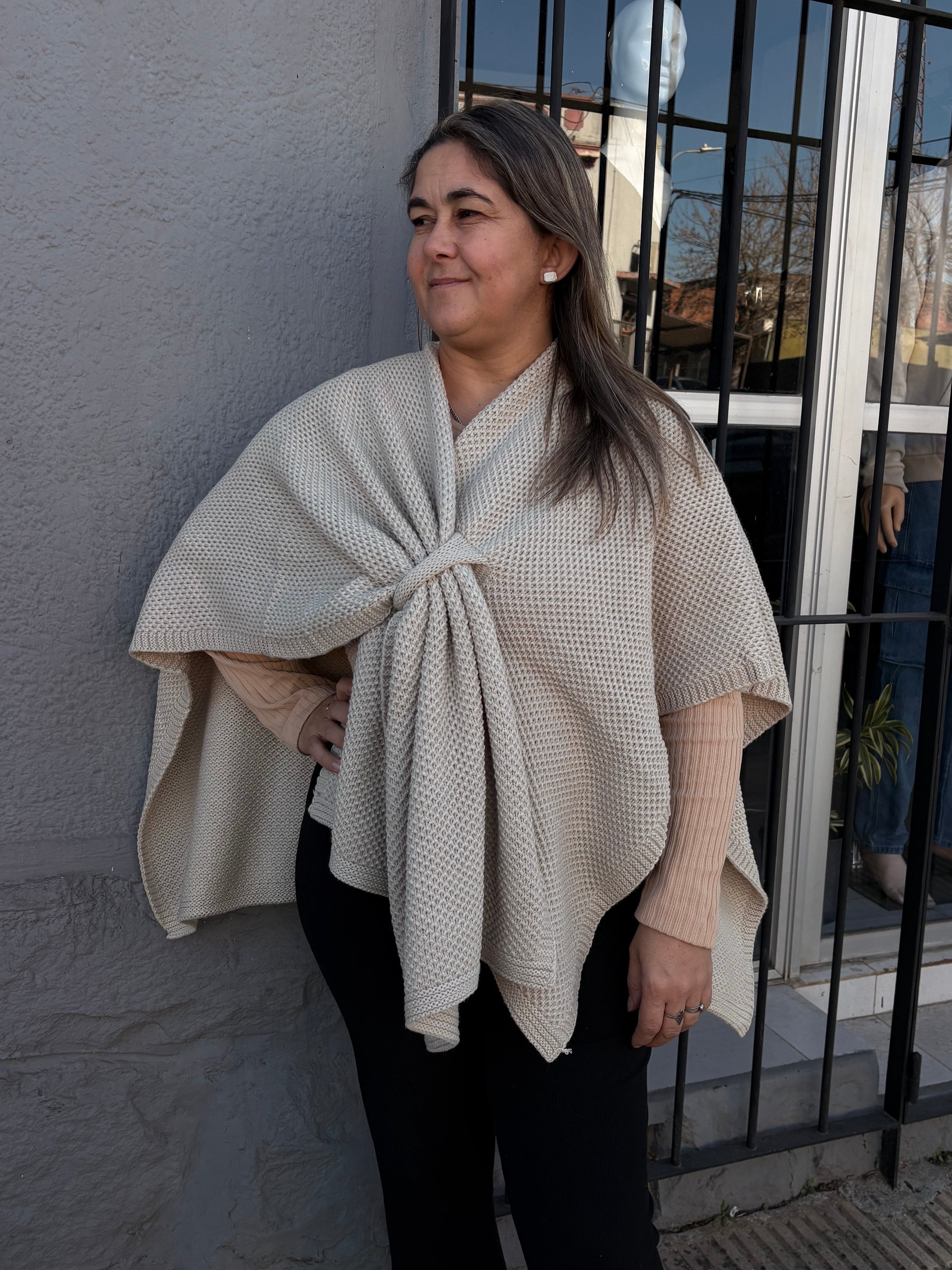 Poncho Tejido