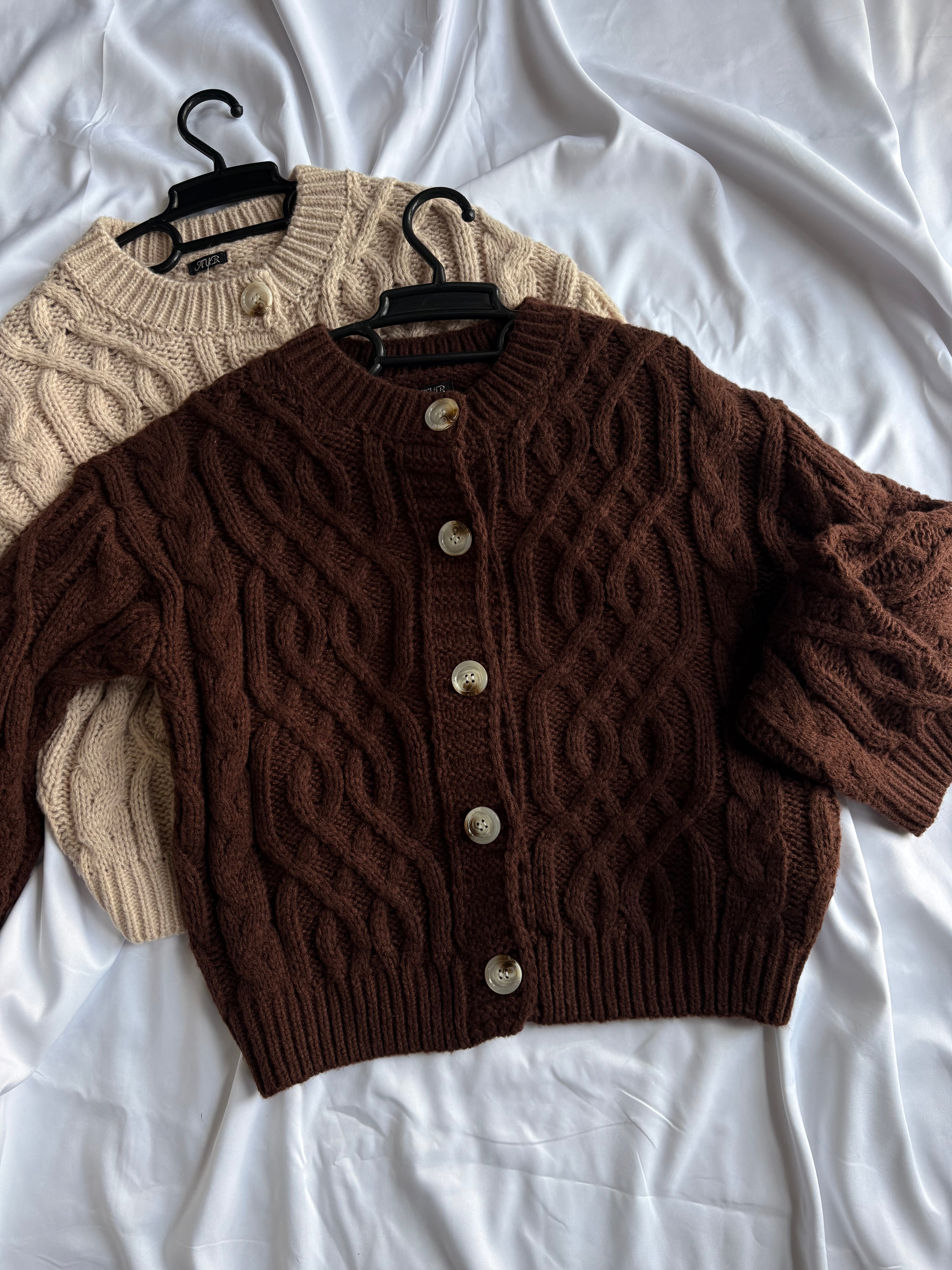 Cardigan tejido