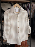 Camisa Rayas Tostado