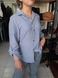 Camisa Rayas Azul