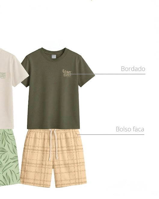 Conjunto Remera/Bermuda