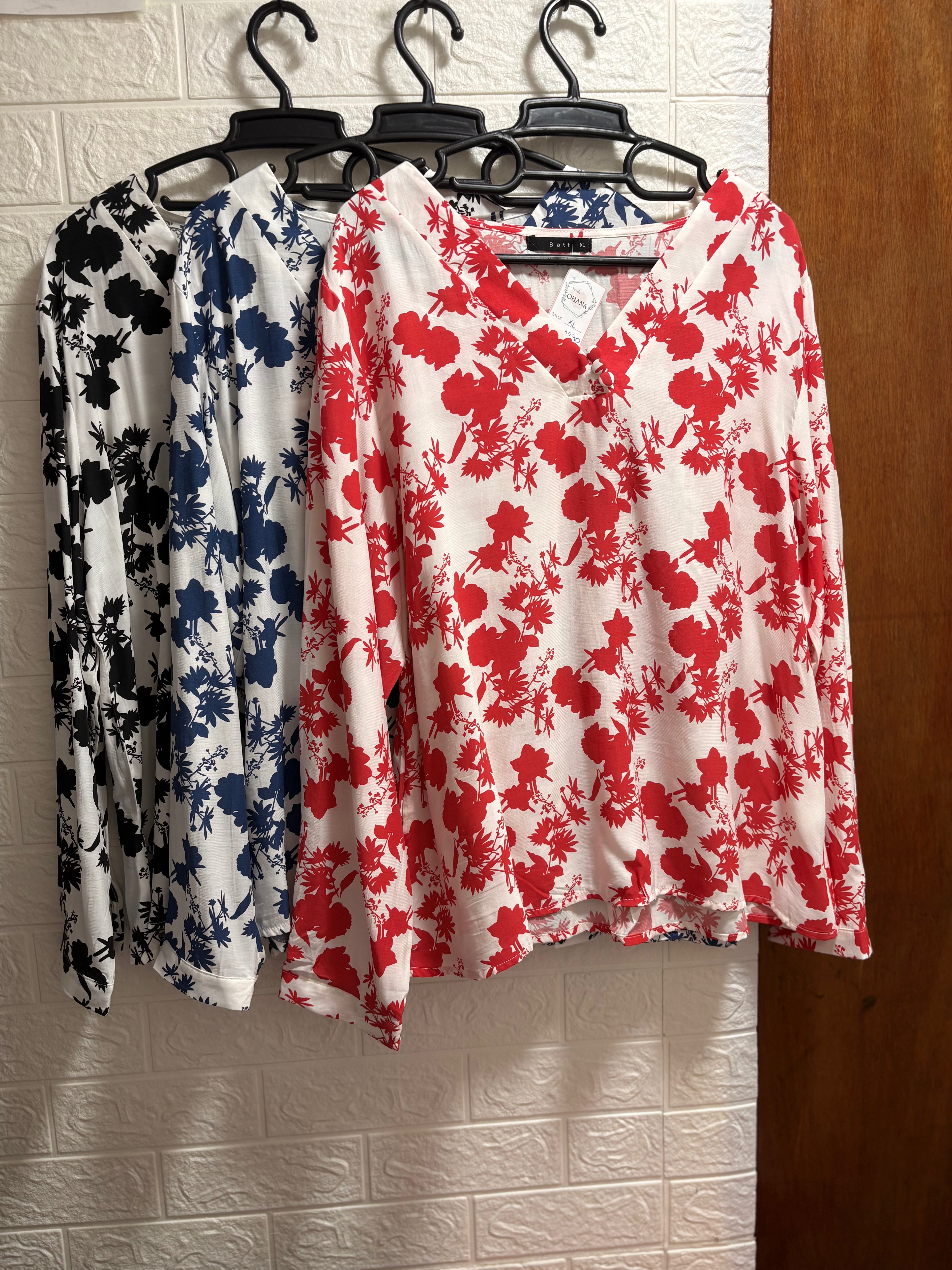 Blusa manga larga