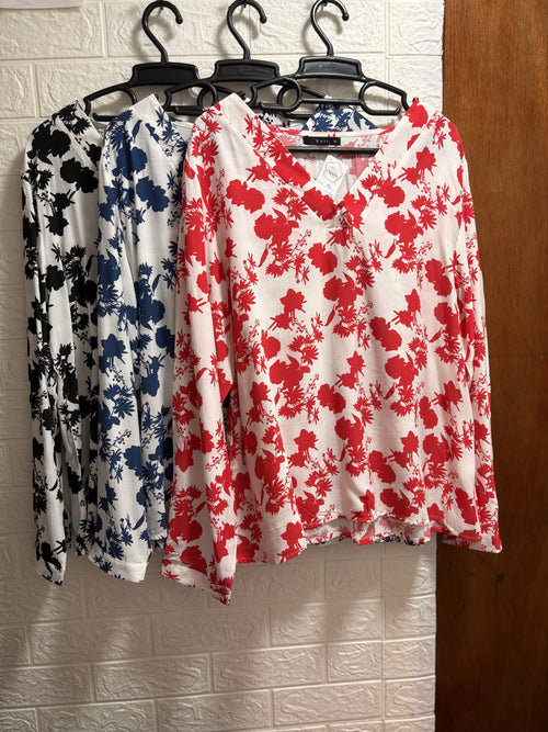 Blusa manga larga