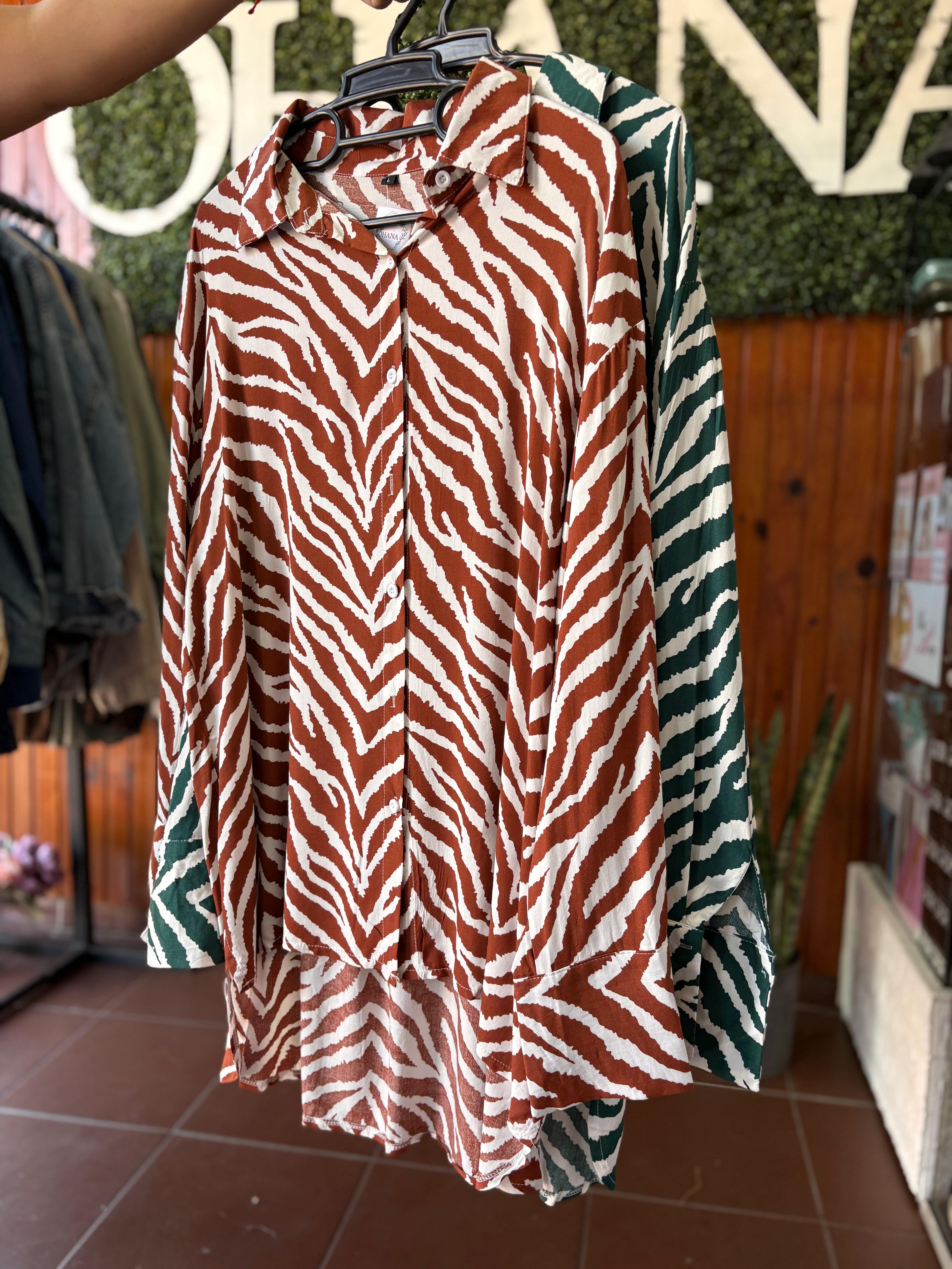 Camisa cebra